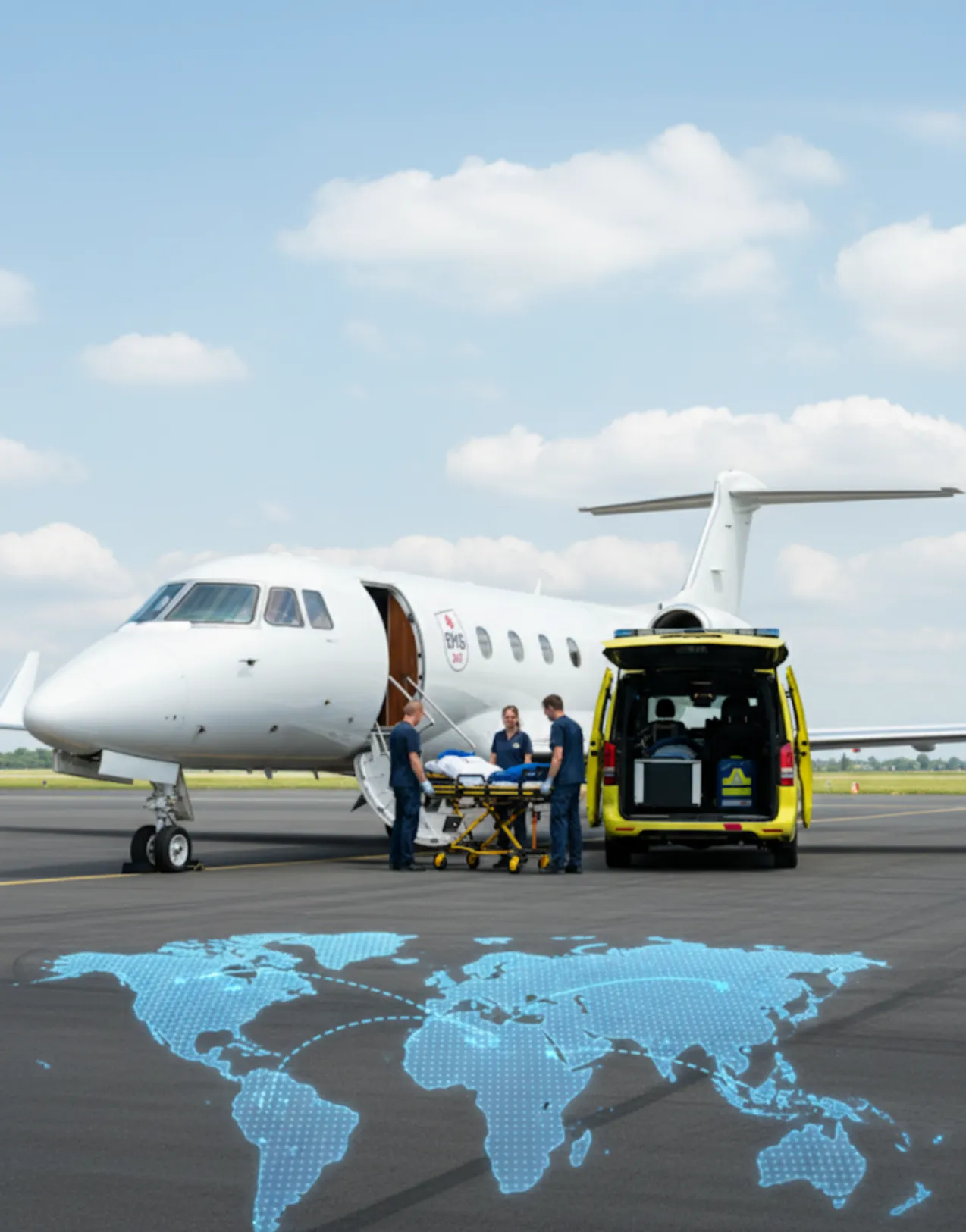 Blogomslag foto ems air ambulance