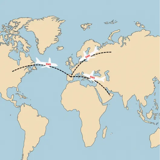 World Map EMS Aircraft ES World Map EMS Aircraft ES